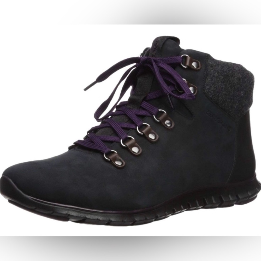 Cole Haan Zerogrand Suede Ankle Hiking Boots - 10-1/2B